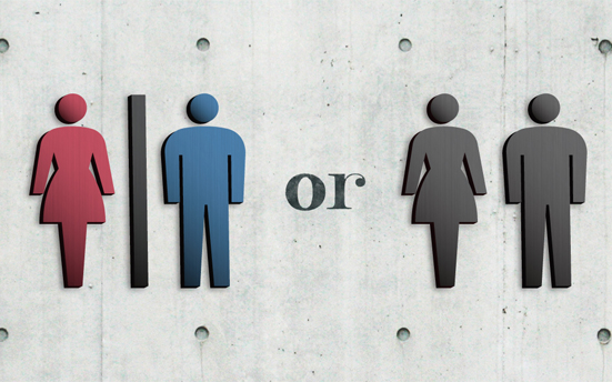 男女別トイレと男女共用トイレ